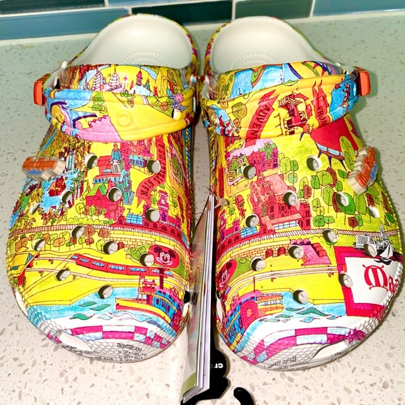 Disney Vault Collection Crocs Walt Disney World Map Clogs by Crocs - Picture 4 of 6